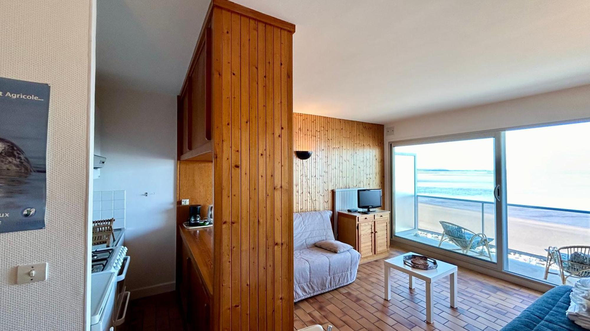 Studio Avec Balcon, Vue Panoramique Sur La Baie 르크로토이 외부 사진